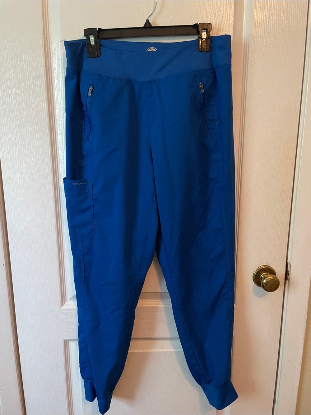 Healing Hands Royal Blue Scrub Top & Bottoms